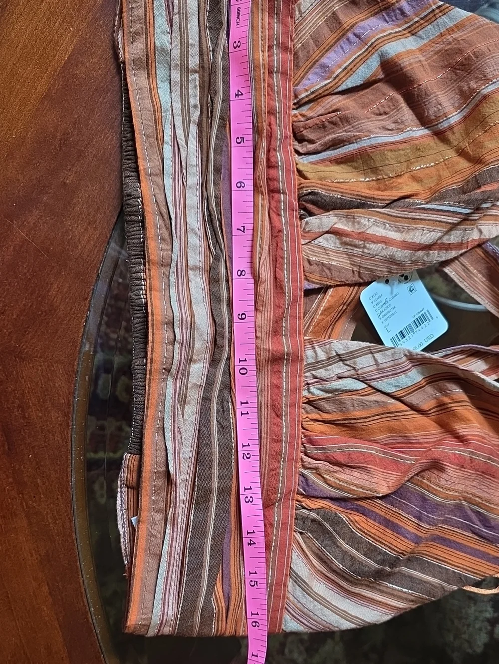 Free People Sedona Striped Halter & Midi Skirt Set NWT✨ Copper. Large.